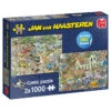 Jumbo 19001 Puzzel Jan Van Haasteren Storm & Safari 2×1000 -Overdekte Speelgoed Winkel 35769333 1535075413