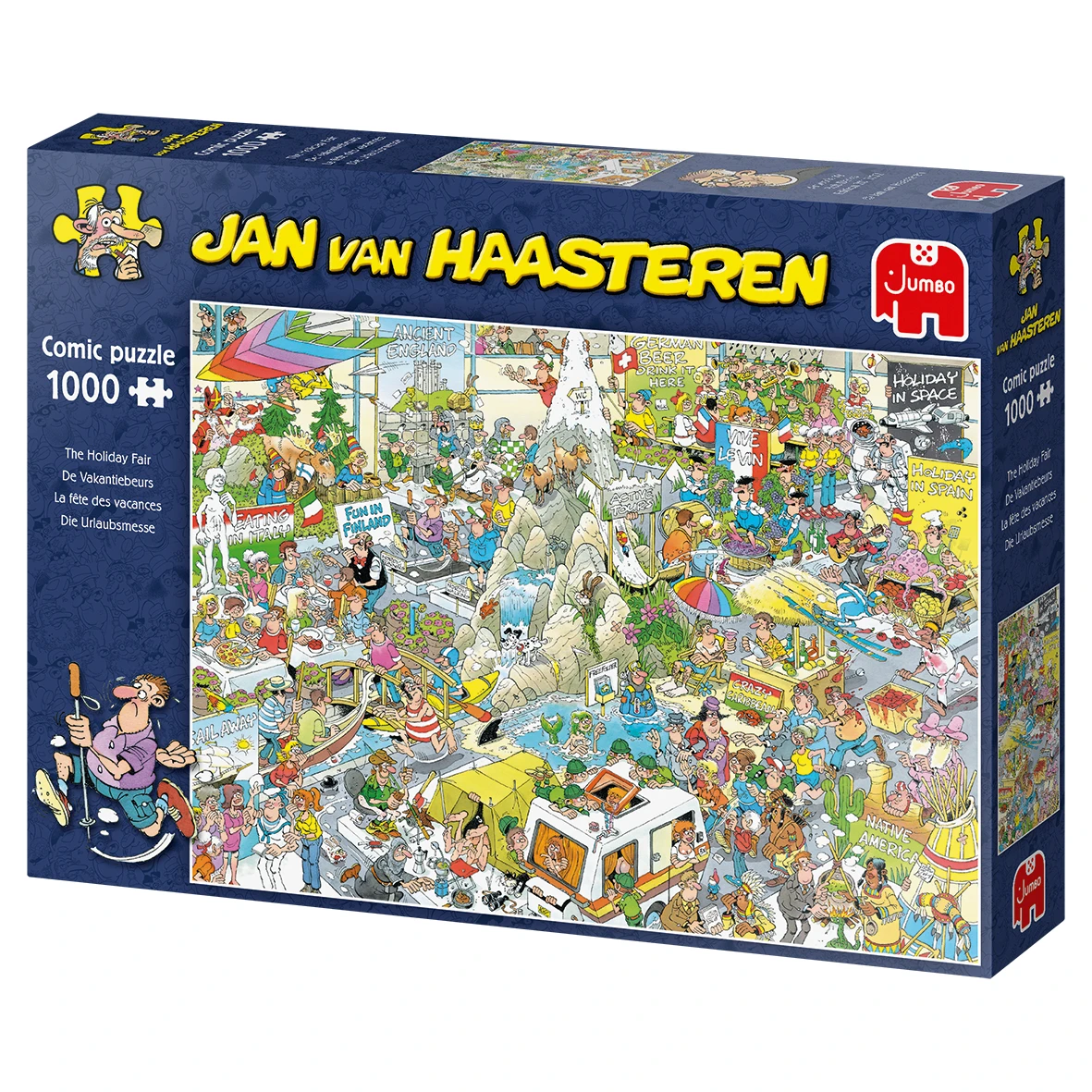Jumbo 19051 Puzzel Jan-van-Haasteren De-Vakantiebeurs 7 Jumbo 19051 Puzzel Jan-van-Haasteren De-Vakantiebeurs - Afbeelding 5