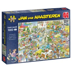 Jumbo 19051 Puzzel Jan-van-Haasteren De-Vakantiebeurs