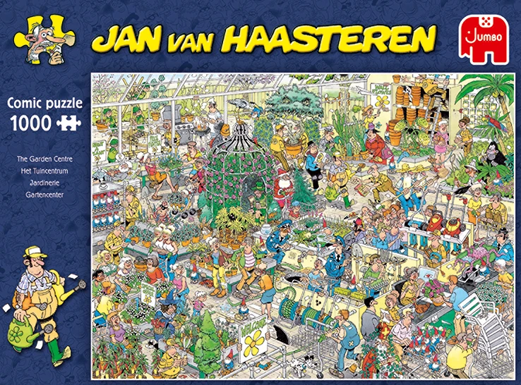 Jumbo 19066 Puzzel Jan-van-Haasteren The Garden Centre 8 Jumbo 19066 Puzzel Jan-van-Haasteren The Garden Centre - Afbeelding 6