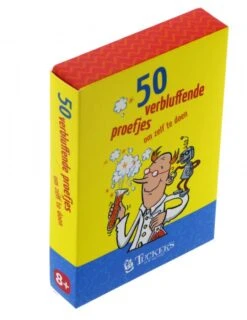 50 Kaarten Met Goocheltrucks, Vragen-voor-onderweg, Experimenten In Thema 50 Verbluffende Proefjes -Overdekte Speelgoed Winkel 50 verbluffende proefjes