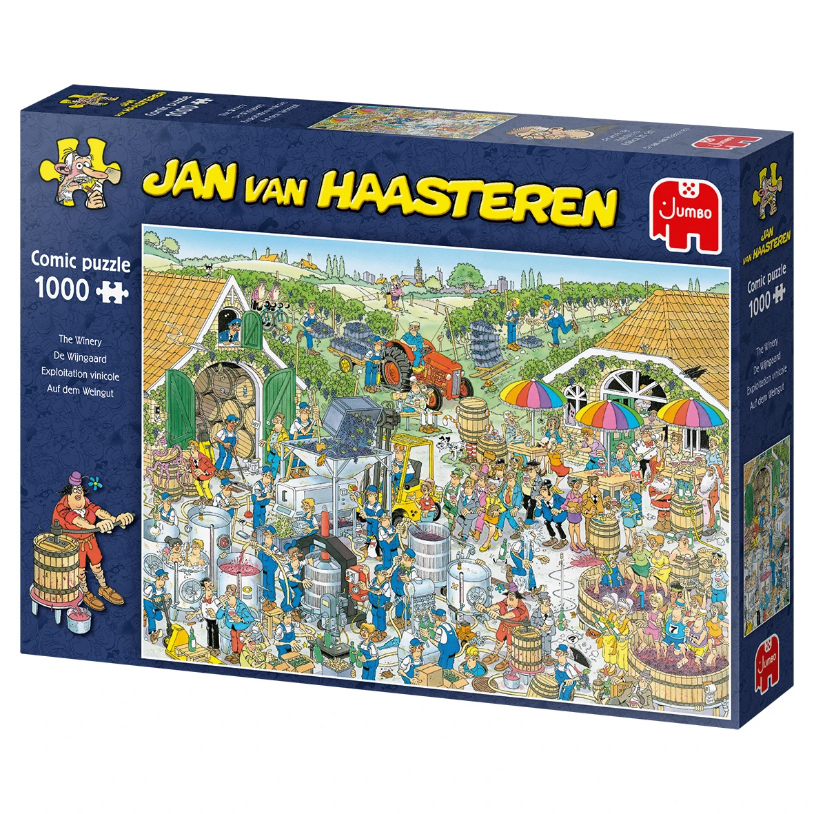 Jumbo 19095 Puzzel Jan-van-Haasteren De-Wijngaard 7 Jumbo 19095 Puzzel Jan-van-Haasteren De-Wijngaard - Afbeelding 5