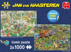 Jumbo 19099 Puzzel JanvanHaasteren FoodTruck Festival+BBQ Party 2×1000 -Overdekte Speelgoed Winkel 79013980 9711213889