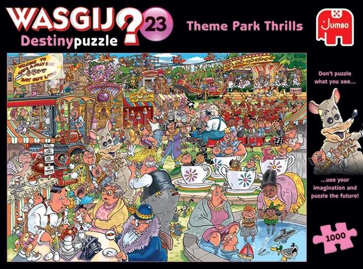 Jumbo 25005 Wasgij-puzzel Destiny-23 Spektakel In Het Pretpark 1000 Stukjes 8 Jumbo 25005 Wasgij-puzzel Destiny-23 Spektakel In Het Pretpark 1000 Stukjes - Afbeelding 6