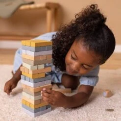 Little Dutch LD4757 Tower Game Hout 5 Kleuren Jenga Mini 5 Little Dutch LD4757 Tower Game Hout 5 Kleuren Jenga Mini -Overdekte Speelgoed Winkel LD4757 little dutch houten toren spel jenga toren