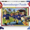 Ravensburger Brandweerman Sam Kinder-puzzel 2 X 24 Stukjes -Overdekte Speelgoed Winkel brandweerman sam ravensburger puzzel