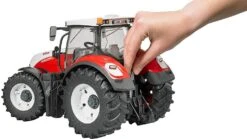Bruder 03181 Tractor Steyr 6300-Terrus Met Voorlader -Overdekte Speelgoed Winkel bruder 03181 steyr 6300 terrus tractor met voorlader 2
