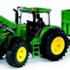 Bruder 3055 John-Deere 7930 + Voorlader En Aanhangwagen -Overdekte Speelgoed Winkel bruder 3055 john deere tractor met voorlader en aanhanger