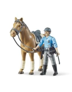 Bruder 2352 Paard Bruin Schaal 1:16 -Overdekte Speelgoed Winkel bruder bruder 62507 politie speelfiguur met paard 1