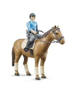 Bruder 2352 Paard Bruin Schaal 1:16 -Overdekte Speelgoed Winkel bruder bruder 62507 politie speelfiguur met paard speelactief 2
