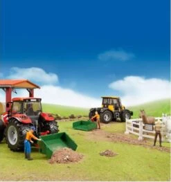 Bruder 2336 Laadbak Grondbak -Overdekte Speelgoed Winkel bruder laadbak 1 1