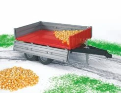 Bruder 2019 Tandemasser Kipwagen Rood/grijs -Overdekte Speelgoed Winkel bruder tandemasser kipwagen rood grijs 2