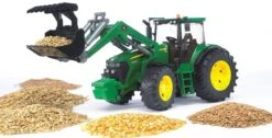 Bruder 2052 Tractor John-Deere 6920 Met Frontlader -Overdekte Speelgoed Winkel bruder tractor john deere 6920 met frontlader 1 1