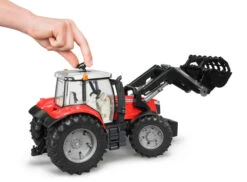 Bruder 3047 Tractor Massey-Ferguson 7600 Met Frontlader 10 Bruder 3047 Tractor Massey-Ferguson 7600 Met Frontlader -Overdekte Speelgoed Winkel bruder tractor massey ferguson 7600 met frontlader 1 1