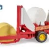 Bruder 2122 Balenwikkelaar Met 1 Gele En 1 Zwarte Baal -Overdekte Speelgoed Winkel bruder 2122 balenwikkelaar met ronde balen speelactief.nl
