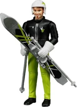 Bruder 60040 Man Op Skies Skiër -Overdekte Speelgoed Winkel bruder 60040 skier incl accessoires man met skies 1 1