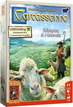 Carcassonne Uitbreiding Schapen En Heuvels – Bordspel