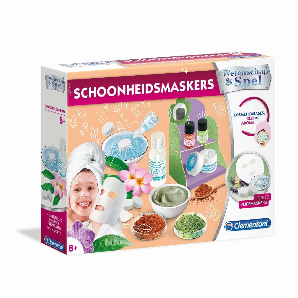 Clementoni Wetenschap & Spel Schoonheidsmaskers Experimenteerdoos 6 Clementoni Wetenschap & Spel Schoonheidsmaskers Experimenteerdoos - Afbeelding 4