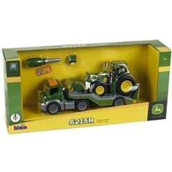 Dieplader + Tractor John Deere Met Voorlader – Constructiespeelgoed – Theo Klein 3908 9 Dieplader + Tractor John Deere Met Voorlader – Constructiespeelgoed – Theo Klein 3908 -Overdekte Speelgoed Winkel dieplader met tractor john deere theo klein 3908 2