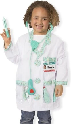Melissa & Doug Doktersset Verkleedkleren Dokter Meliss&Doug 8 Melissa & Doug Doktersset Verkleedkleren Dokter Meliss&Doug -Overdekte Speelgoed Winkel doktersset doktersjas verkleedkleding melissadoug speelactief.nl 2