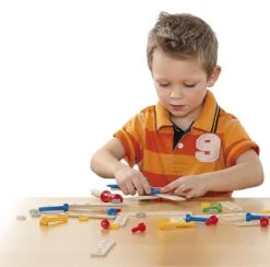 Eichhorn 4in1 Constructor 100-dlg Houten Constructie-speelgoed -Overdekte Speelgoed Winkel eichhorn constructor 100 delig 3