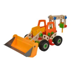 Eichhorn 6in1 Constructor 140-dlg Houten Constructie-speelgoed Loader -Overdekte Speelgoed Winkel eichhorn constructor 140dlg constructieset loader 6in1 set 5