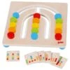 Kleurensorteerblad Regenboog -Overdekte Speelgoed Winkel goki 58436 kleurensorteerbord regenboog