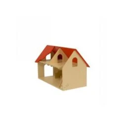 Houten Boerderij -Overdekte Speelgoed Winkel houten boerderij van dijktoys 2