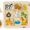 Houten Puzzel Wie Eet Wat? -Overdekte Speelgoed Winkel houten puzzel wie eet wat goki 56880