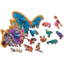 Wooden City Houten Puzzel Jungle L300 -Overdekte Speelgoed Winkel houten puzzel wooden city jungle 4