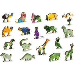 Wooden City Houten Puzzel Tropical Birds L300 -Overdekte Speelgoed Winkel houten puzzel wooden city tropical birds L300 1