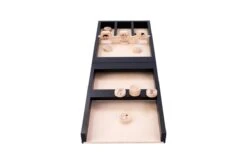 Houten Sjoelbak Junior Mini Sjoelbak 2dlg Black -Overdekte Speelgoed Winkel houten sjoelbak mini thema dieren 2 delige sjoelbak black 1