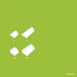 Hubelino Uitbreidingsset Dakpannen Duplo 68-delig -Overdekte Speelgoed Winkel hubelino 400369 uitbreidingsset dapannen 68 delig 4