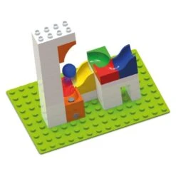 Hubelino Knikkerbaan Uitbreidingsset Katapult 41-delig -Overdekte Speelgoed Winkel hubelino 882 knikkerbaan uitbreiding katapult 2