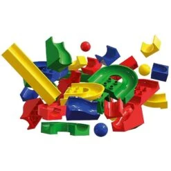 Hubelino Knikkerbaan Baanelementen Aanvulset 30-delig -Overdekte Speelgoed Winkel hubelino knikkerbaan 30 delig 420046 1 1