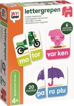 Jumbo 19569 Ik Leer Lettergrepen -Overdekte Speelgoed Winkel jumbo 19549 ik leer lettergrepen educatief spel