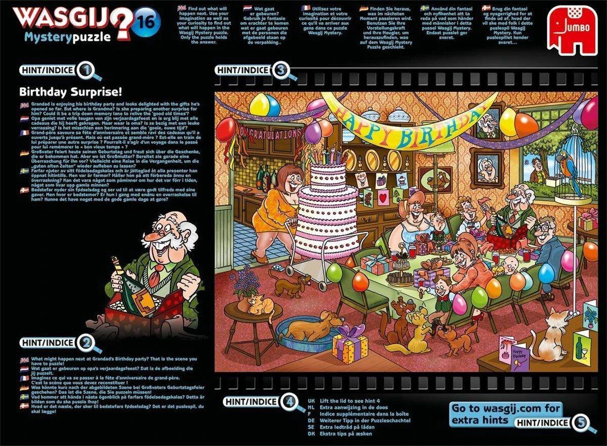 Jumbo 19165 Wasgij-Puzzel Mistery-16 Verjaardag Verrassing 8 Jumbo 19165 Wasgij-Puzzel Mistery-16 Verjaardag Verrassing - Afbeelding 6
