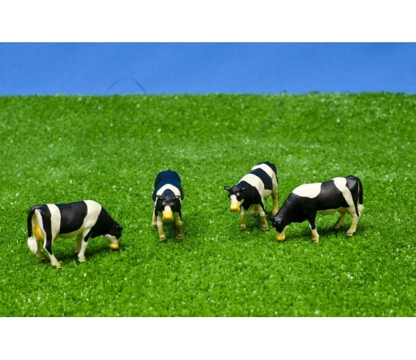 Koeien Set Van 4 Stuks Zwart/wit Staand Kidsglobe Schaal 1 : 50 5 Koeien Set Van 4 Stuks Zwart/wit Staand Kidsglobe Schaal 1 : 50 - Afbeelding 3
