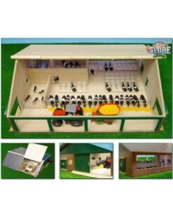 Kids-Globe Koeienstal Ligboxenstal Met Melkunit 1 : 32 9 Kids-Globe Koeienstal Ligboxenstal Met Melkunit 1 : 32 -Overdekte Speelgoed Winkel kidsglobe 610495 ligboxenstal met melkunit 1 1