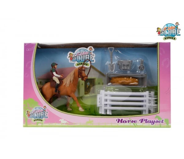Speelset Paard Met Ruiter En Accessoires Kidsglobe 3 Speelset Paard Met Ruiter En Accessoires Kidsglobe