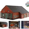 KidsGlobe 610111 Boerderij Met Stal 1:32 -Overdekte Speelgoed Winkel kidsglobe 610111 boerderij met stal woonhuis met stal
