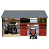 Kidsglobe Tractorwerkplaats Met Berging Schaal 1 : 32 -Overdekte Speelgoed Winkel kidsglobe 610816 werkplaats met berging deur rood