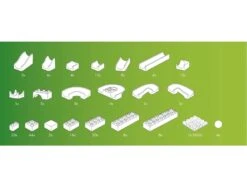 Hubelino Knikkerbaan Bouwdoos 106-delig -Overdekte Speelgoed Winkel knikkerbaan 106 delig hubelino 420008 2