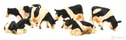 Kidsglobe Zwartbont Koeien Set Van 6 Stuks -Overdekte Speelgoed Winkel koeien kidsglobe 57.0009 1 1