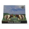 Koeien Set Van 2 Stuks Roodbont Liggend Kidsglobe Schaal 1 : 32 -Overdekte Speelgoed Winkel koeien roodbont kids globe farming 571876 1
