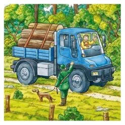 Landbouwvoertuigen Puzzelbox Ravensburger 3 X 49 Stukjes -Overdekte Speelgoed Winkel landbouwvoertuigen puzzel ravensburger 2