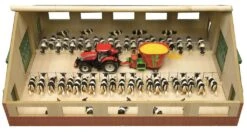 Kidsglobe Loopstal Koeienstal 1 : 32 -Overdekte Speelgoed Winkel liboxenstal kidsglobe 610540 1 1