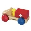 Houten Mini-Ambulance Fagus -Overdekte Speelgoed Winkel mini ambulance fagus 12 04
