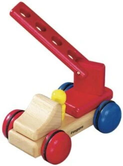 Houten Mini-brandweerwagen Fagus -Overdekte Speelgoed Winkel mini brandweerwagen fagus 12 02 1