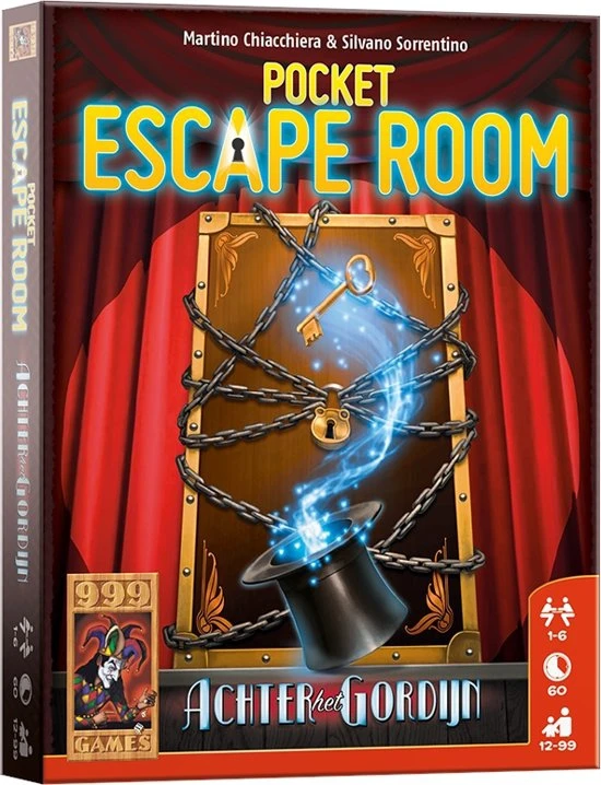 Pocket Escape Room: Achter Het Gordijn 3 Pocket Escape Room: Achter Het Gordijn